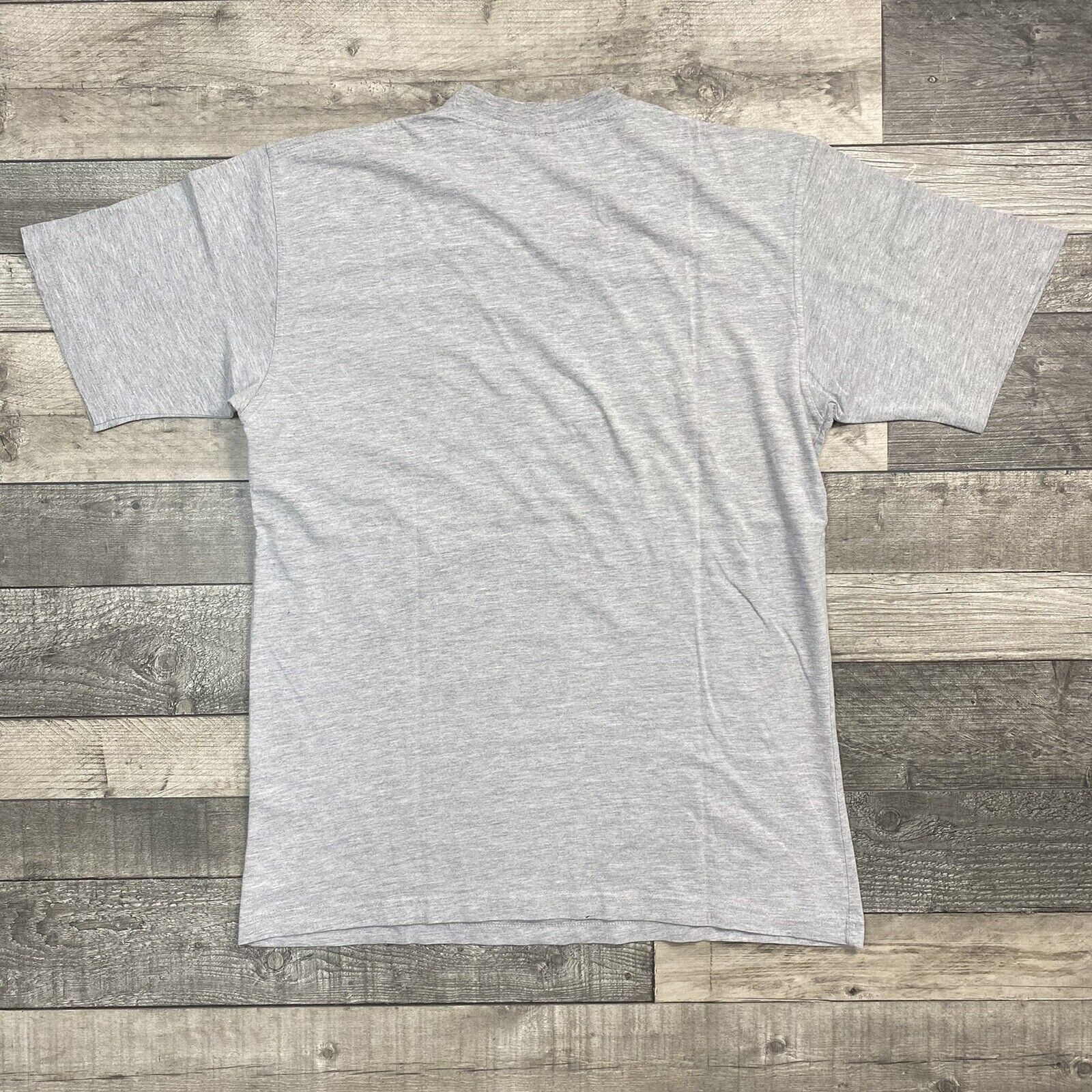 T shirt Fila grigia anni 90 regolare manica corta vintage uomo grande