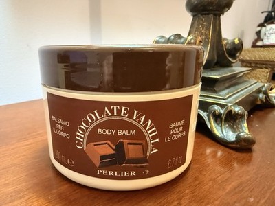New Sealed Perlier Chocolate Vanilla Body Balm Lotion Moisturizer - 200 ml 6.7