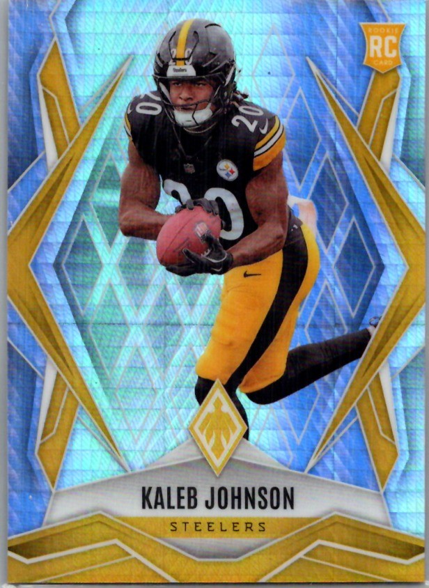 2025 Panini Phoenix #182 Kaleb Johnson Base Rookie Autographs Hyper Prizm