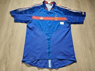Mens adidas France Home football shirt 2004 2006 Size L