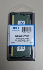 8GB DDR5 4800 MHz SODIMM Dell SNPMVK8PC/8G Memory RAM