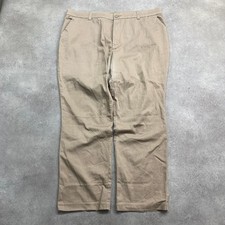 Lee Chinos Mens 38" Relaxed Fit Straight Leg Cotton Faded Trousers, Beige