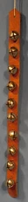 10  Sleigh Bells Leather Strap Christmas Jingle Bells 29.5"