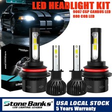 For Ford Mustang 1994-2004 6000K LED Headlight High Low Fog Light Bulbs Combo