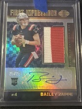 Bailey Zappe 2022 Illusions First Impressions Rookie Patch Auto 25/25