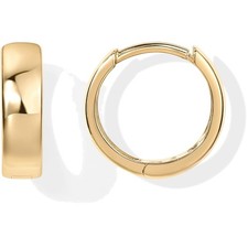 Luxury Small Hoop Earrings - 14K Gold Plated Huggies Perfect for Gifting