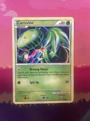 Pokemon Karte Carnivine Unleashed Common 46/95 NM
