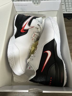 Nike Zoom LeBron NXXT Gen AMPD First Game White/Black/Red FJ1566-100