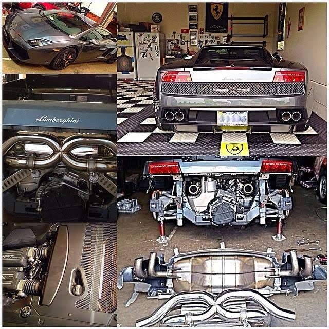 OEM Lamborghini Gallardo LP550 LP560 LP570 2009-2014 Exhaust System