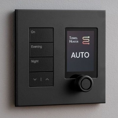 Eisbär Design Zentium Lutron Pico Abdeckplatte Kit - Matt Schwarz