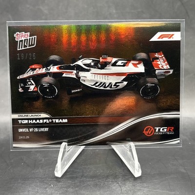2026 Topps Now F1 #006 TGR Haas F1 Team - Orange Foil /25