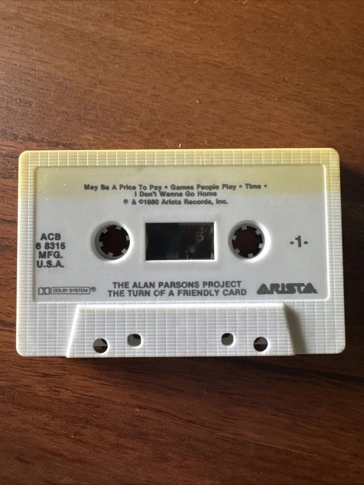 Alan Parsons Project the Turn of a Friendly Card Casette Foto 4 de 4