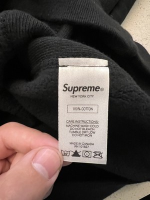 FW Supreme Box Logo Crewneck Black Size Large L   eBay