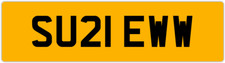 SUZIE SUSIE ❤ SU SUE SUSAN SUZ SUZI SUES PRIVATE CHERISHED NUMBER PLATE SU21 EWW