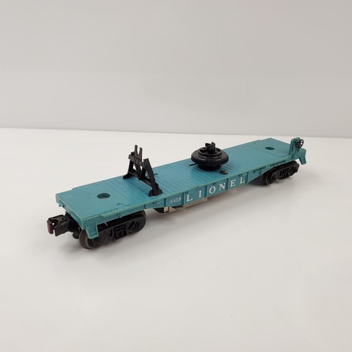 Raro Lionel Trains 3419 Helicóptero Lanzamiento Coche Plano Azul Aqua EE. UU. | Zustand: Used