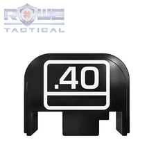 Rowe Tactical Rear Slide Cover Plate for Glock Gen 1-4 - Black - Glock .40