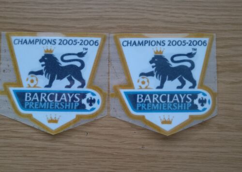 Premier League Champions Football Shirt Sleeve Patches Badges Set Pair Iron on - Picture 6 of 20