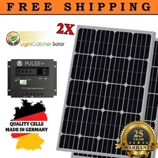 200 Watts Mono Solar Panel kit 30A Charge Controller RV Boat Home Battery Charge