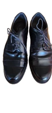 Rockport Hydro-Shield Mens Waterproof Black Dress Shoes With Walkability Sz 10.5