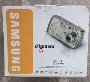 Samsung Digital Camera Digimax 430 4.0MP Silver Tested