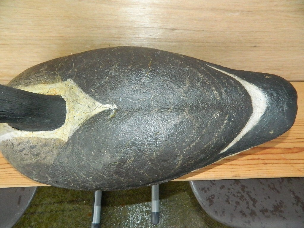 EXCELLENT RARE MAUMEE BAY DUCK DECOY CARVER AL LAWTON CORK & WOODEN