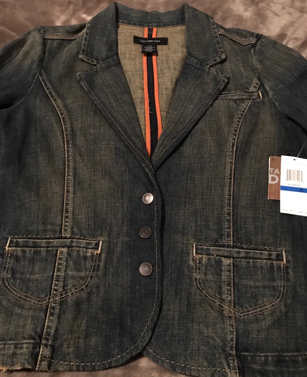 Tarnished denim jacket sale