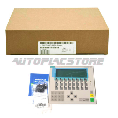 New In Box SIEMENS 6AV3617-1JC20-0AX1 6AV3 617-1JC20-0AX1 Operator Panel 1PC