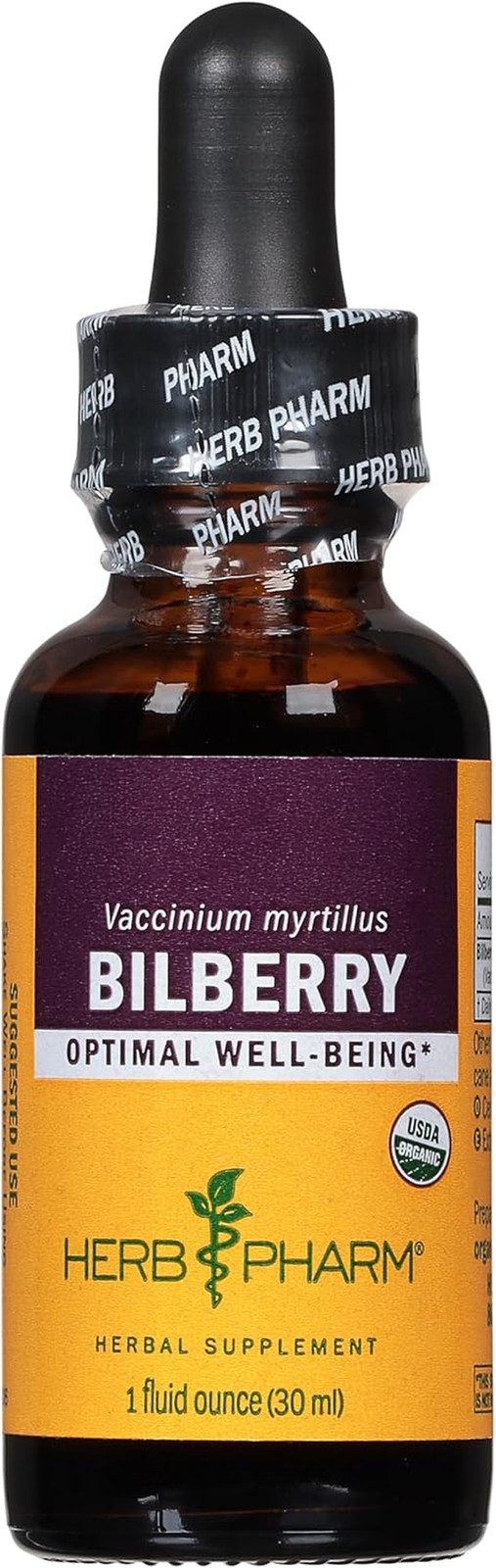 Жидкий экстракт черники Herb Pharm для глаз и поддержания зрения - 1 унция