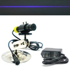 Focusable 405nm 100mw 5V Laser Line Module with Adapter  holder 16x68mm