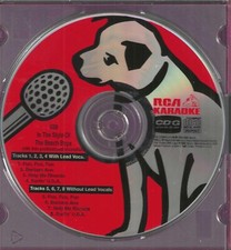 RCA KARAOKE CDG 509 In The Style of The Beach Boys Songs W/Case