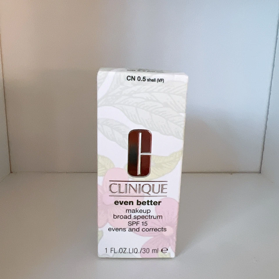 Clinique Even Better Makeup Broad Spectrum Spf 15 CN 0.5 Shell 1oz/30ml NIB - Image 4 of 4
