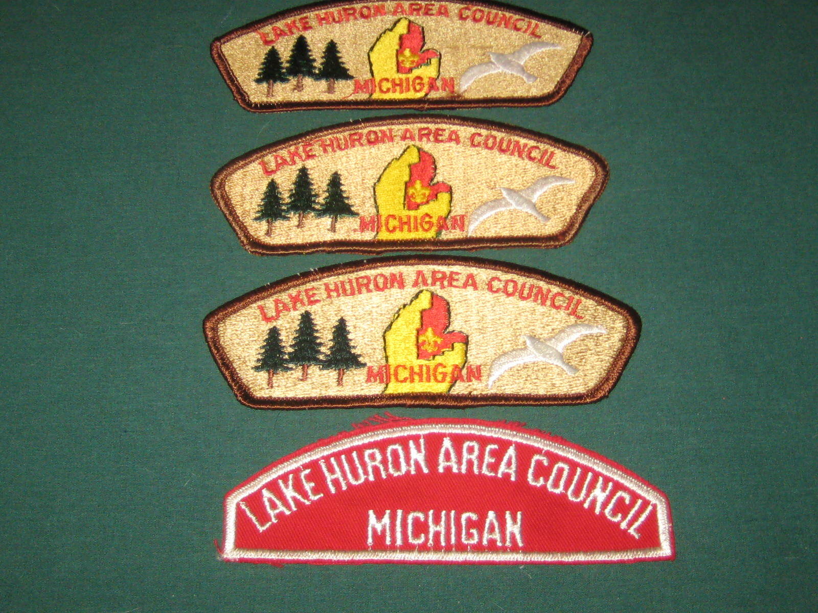 Lake Huron Area Council, lot of 3 csp's, 1 R&W PCJ eBay