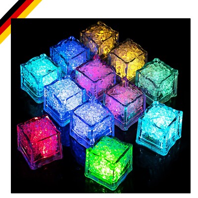 Jiosdo Badespielzeug Baby, 12Pcs LED Eiswürfel Badewannenspielzeug Baby, Bade...