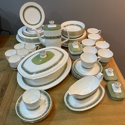 Tolles Vintage Royal Doulton RONDELAY H.0004 Abendessen & Tee Artikel - MEHRFACHANGEBOT