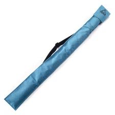 CUESOUL Pool Cue Bag Portable Carry Cue Bag1x1 holds 1 butt and 1 shaft-Blue