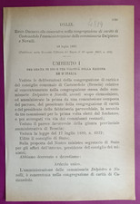 CASTENEDOL 1892 ROYAL DECREE X CONGREGATION OF CHARITY-4819