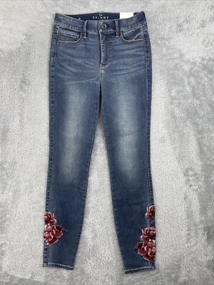 White House Black Market Jeans Womens Blue The Skinny Ankle