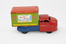 Vintage Railway Express Agency Pressed Steel Push Toy Delivery Truck by Wyandott