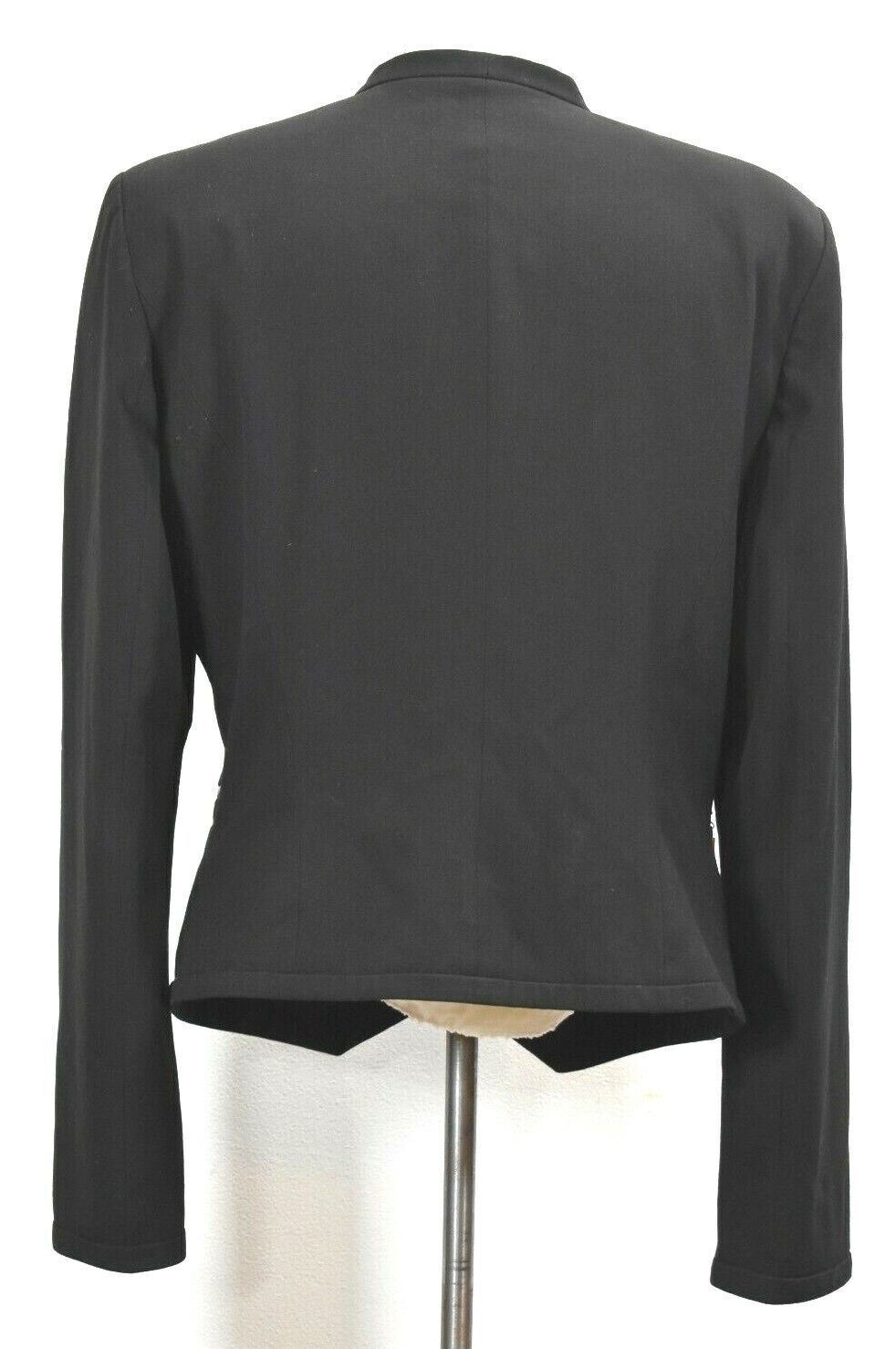 John Meyer Collection Womens Solid Black Zipper P… - image 2