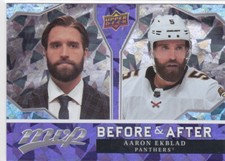 21/22 MVP..AARON EKBLAD..BEFORE AND AFTER..# BA-20..PANTHERS.FREE COMBINED SHIP