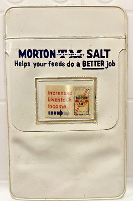 Morton's Salt Trace Mineralized Pocket Protector - Lenticular/Agamograph -Unique