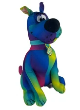 Scooby-Doo Plush 12" Stuffed Animal Color Blend Scooby Toy Factory Rainbow Gift