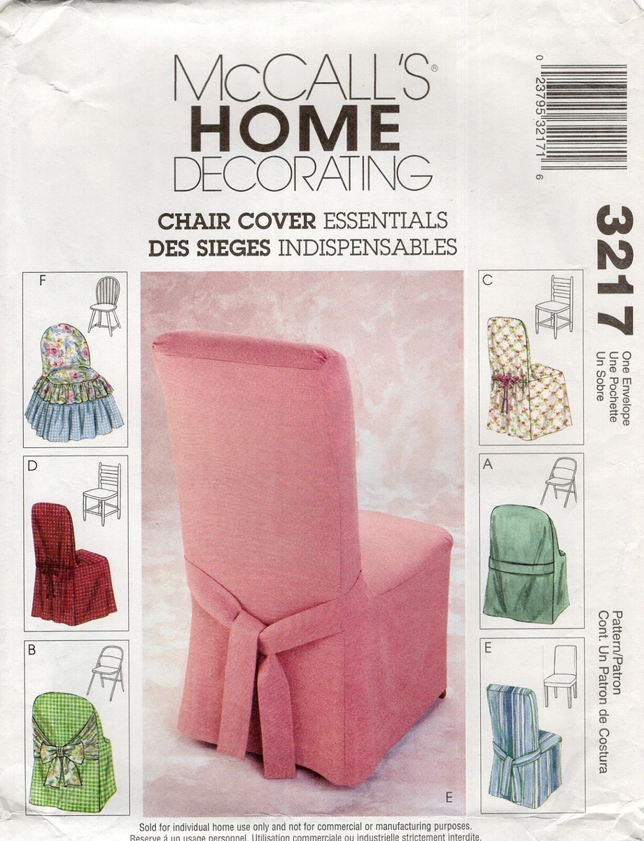 Patterns for chair covers hot sale
