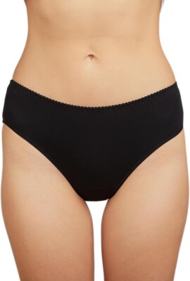 MILAVITSA-230360 Classic Women's Panties Slip, Black