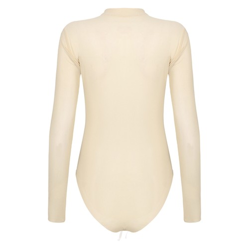 DE Damen Body Transparent Stringbody Langarm Sexy Unterhemd Dessous Nachtwäsche - Picture 25 of 41