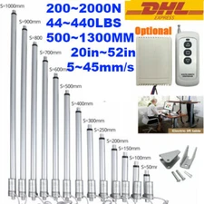 DC 12V 500mm~1300mm 2000N Electric Linear Actuator Linear Motor Linear Actuator