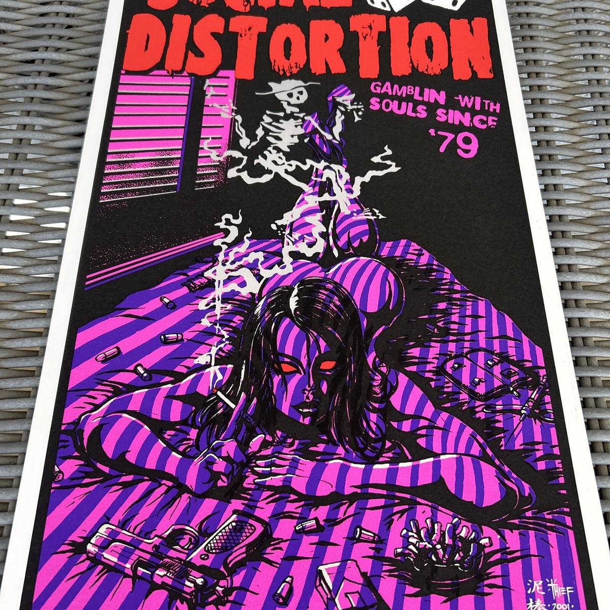 Social Distortion ライブポスター Social Distortion Gambling With Souls Since '79 Poster