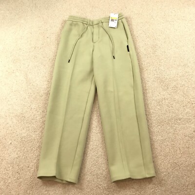 Nike Tech Fleece Open Hem Pants Sweatpants Mens Small FZ7583-371 Green