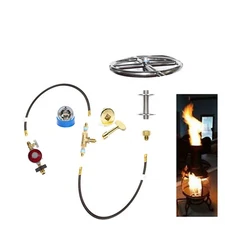 FR6ITCK+: IN-TABLE DIY GAS FIRE PIT KIT & 6" LIFETIME WARRANTED 316 BURNER