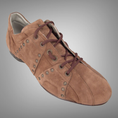 CESARE PACIOTTI US 10 STYLISH & TRENDY STUDDED SUEDE SPORT SHOES